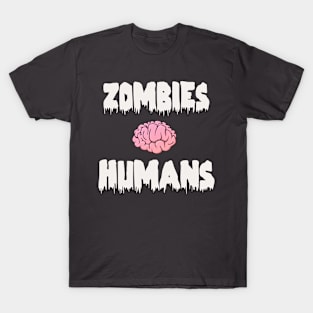 Zombies <3 Humans T-Shirt